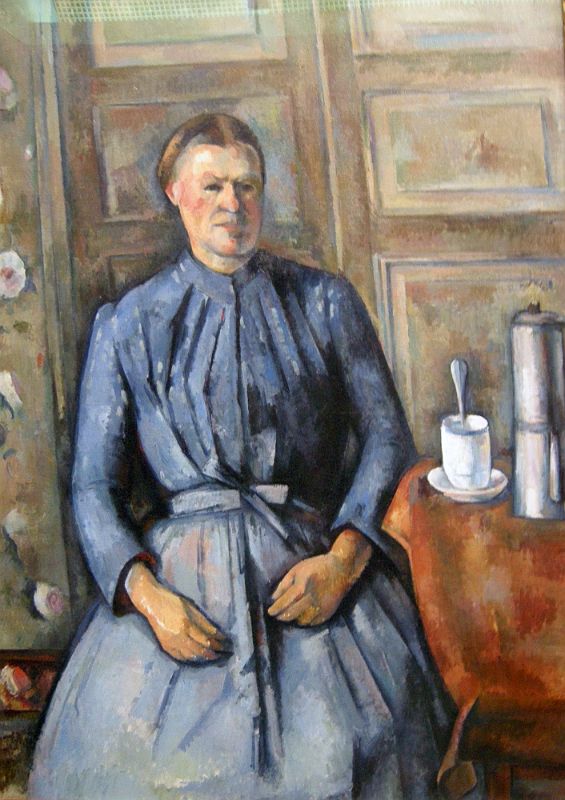 Paris Musee D'Orsay Paul Cezanne 1895 Woman with a Coffeepot 